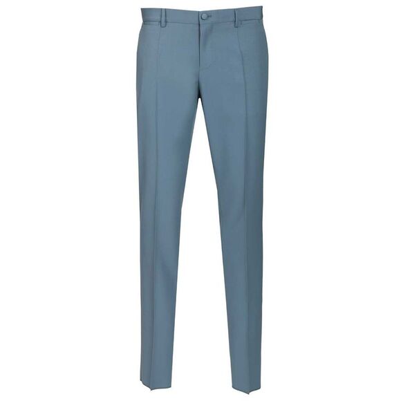 Dolce & Gabbana Men Wool Poplin Trousers